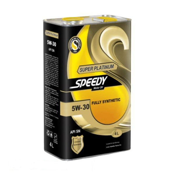 روغن موتور اسپیدی سوپر پلاتینیوم 5W30 مدل API SN حجم 4 لیتر