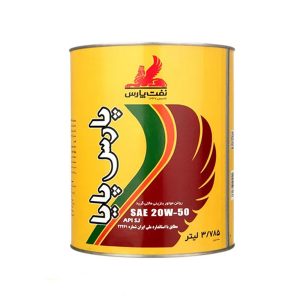روغن موتور پارس پایا 20W50 مدل API SJ حجم 4 لیتر
