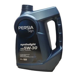 روغن موتور پرشیا ساین داخلی 5W30 مدل API SN حجم 4 لیتر