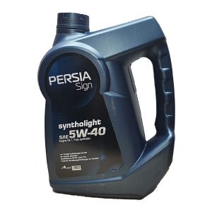 روغن موتور پرشیا ساین داخلی 5W40 مدل API SN حجم 4 لیتر