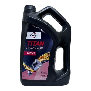 روغن موتور فوکس تیتان 10W40 مدل API SN حجم 5 لیتر