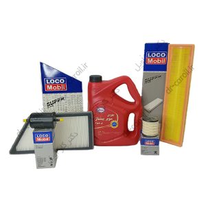 پکیج استاندارد پژو 206 تیپ دو از سال 85 به بعد با صافی بنزین