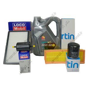 پکیج استاندارد پژو 405، پرشیا، سمند XU7 با صافی بنزین